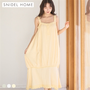 スナイデルホーム コットンガーゼマーメイドワンピース ルームウェア パジャマ SNIDEL HOME