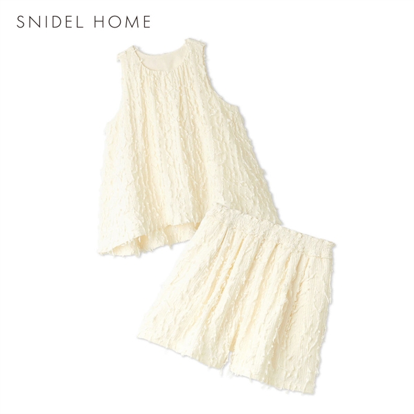 スナイデルホーム フリンジチュニックセットアップ パジャマ ルームウェア SNIDEL HOME