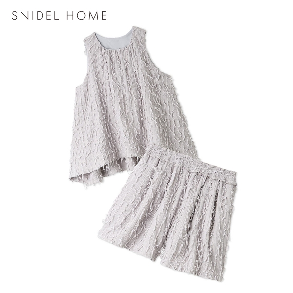 スナイデルホーム フリンジチュニックセットアップ パジャマ ルームウェア SNIDEL HOME