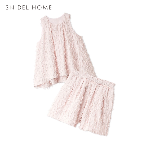 スナイデルホーム フリンジチュニックセットアップ パジャマ ルームウェア SNIDEL HOME