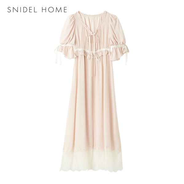 スナイデルホーム シフォンレースガウン パジャマ ルームウェア SNIDEL HOME