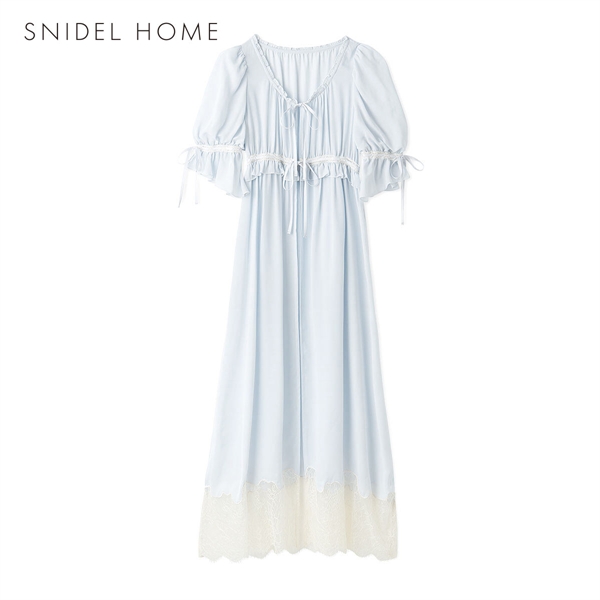 スナイデルホーム シフォンレースガウン パジャマ ルームウェア SNIDEL HOME