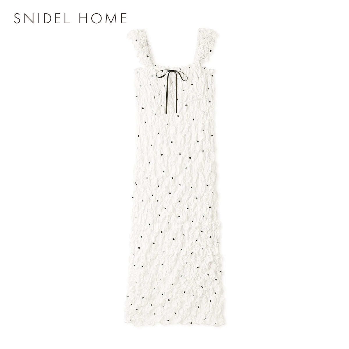 スナイデルホーム シャーリングタンクワンピース パジャマ ルームウェア SNIDEL HOME(DOT-ドット-Free)