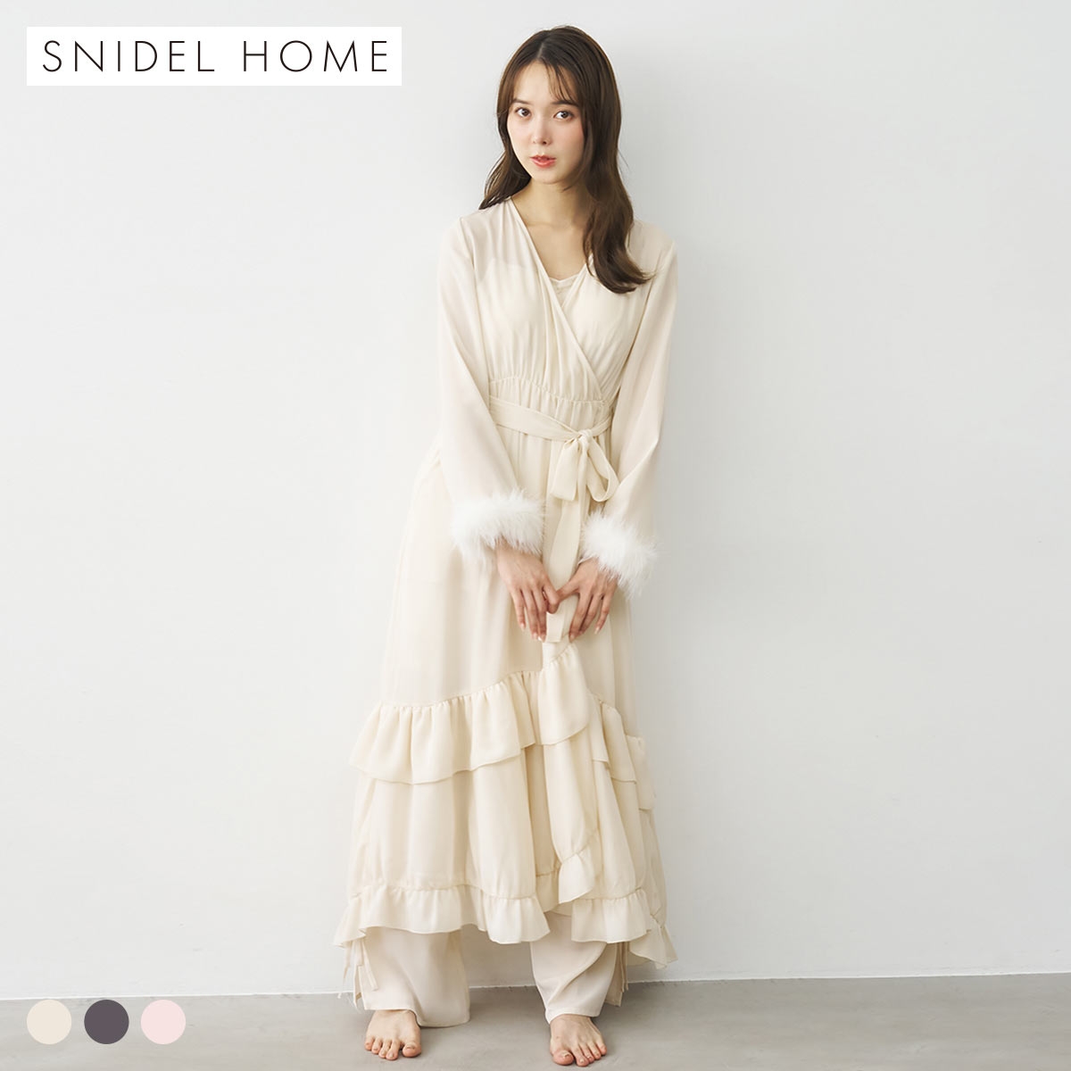 スナイデルホーム Halloween シフォンガウン パジャマ ルームウェア SNIDEL HOME ハロウィン