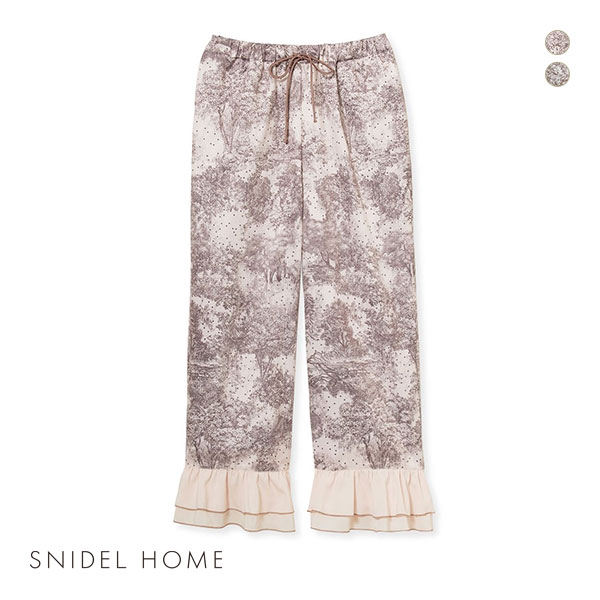 30%OFF【メール便(30)】 スナイデルホーム SNIDEL HOME 【WarmSatin】フレアロングパンツ パジャマ ルームウェア 30%OFF【メール便(30)】 スナイデルホーム SNIDEL HOME 【WarmSatin】フレアロングパンツ パジャマ ルームウェア