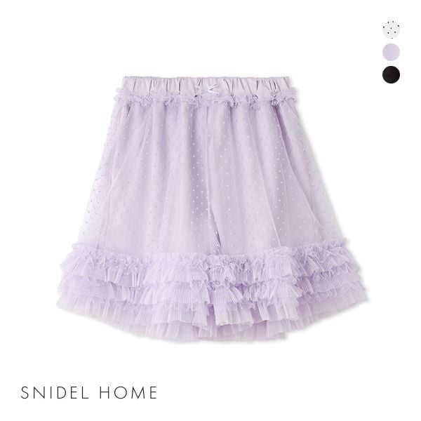 スナイデルホーム SNIDEL HOME 【Halloween】チュールショートパンツ パジャマ ルームウェア