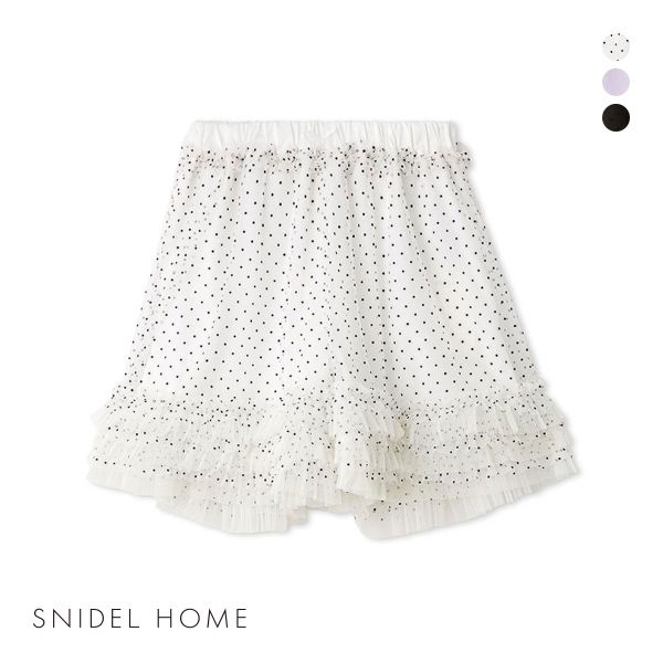 スナイデルホーム SNIDEL HOME 【Halloween】チュールショートパンツ パジャマ ルームウェア