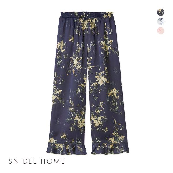 スナイデルホーム Luxshine プリントロングパンツ パジャマ ルームウェア SNIDEL HOME