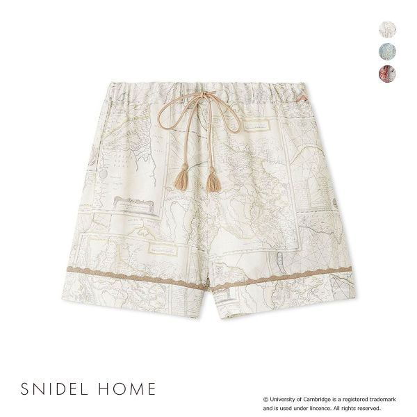 スナイデルホーム University of Cambridge ショートパンツ パジャマ ルームウェア SNIDEL HOME ケンブリッジ大学