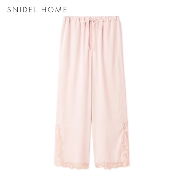 スナイデルホーム サテンジャガードロングパンツ パジャマ ルームウェア SNIDEL HOME
