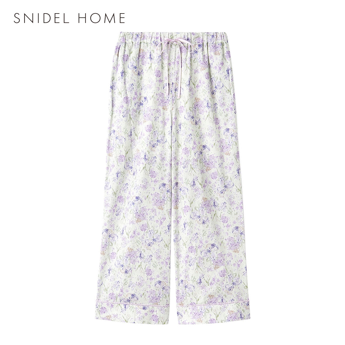 スナイデルホーム HealingLight ロングパンツ パジャマ ルームウェア SNIDEL HOME(LV-ラベンダー-Free)