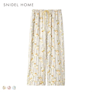 スナイデルホーム 接触冷感 ストライプフラワーシャツ パジャマ ルームウェア SNIDEL HOME
