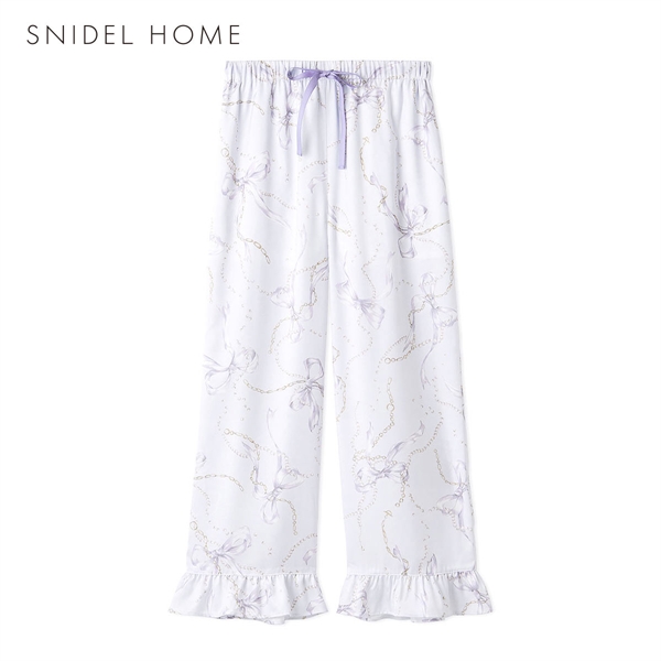 スナイデルホーム リボンチェーンロングパンツ ルームウェア パジャマ SNIDEL HOME