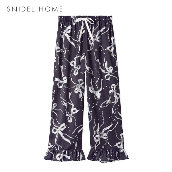 スナイデルホーム リボンチェーンロングパンツ ルームウェア パジャマ SNIDEL HOME