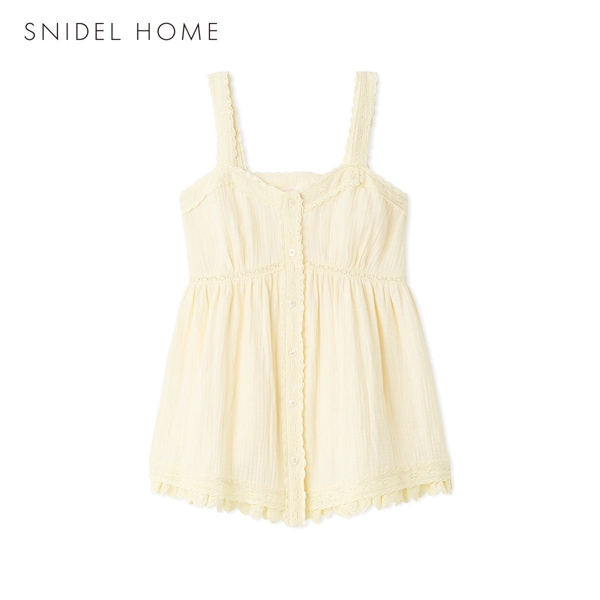 スナイデルホーム コットンガーゼタンク ルームウェア パジャマ SNIDEL HOME