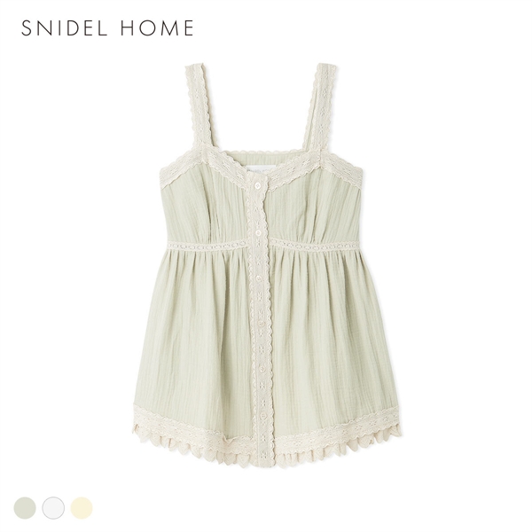 スナイデルホーム コットンガーゼタンク ルームウェア パジャマ SNIDEL HOME