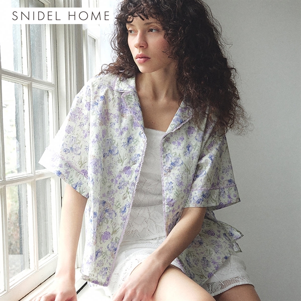 スナイデルホーム HealingLight 開襟シャツ ルームウェア パジャマ SNIDEL HOME