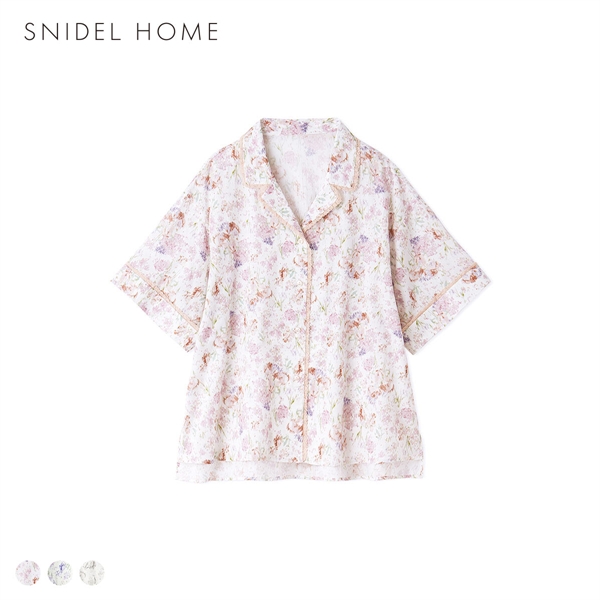 スナイデルホーム HealingLight 開襟シャツ ルームウェア パジャマ SNIDEL HOME