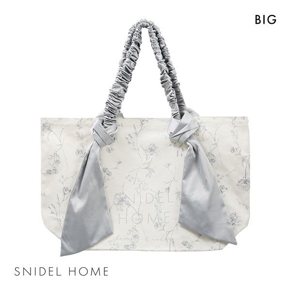 スナイデルホーム SNIDEL HOME オーガニックキャンバスバック BIG フラワー柄 23SS