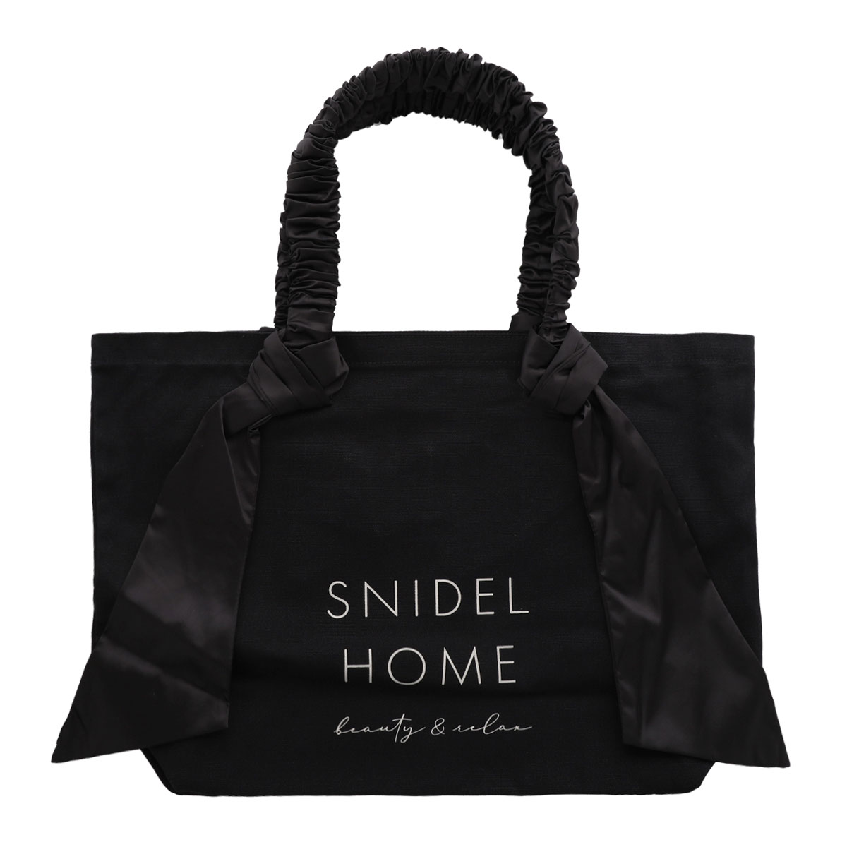 スナイデルホーム SNIDEL HOME オーガニックキャンバスバック BIG BLK(BK-ブラック-Free)