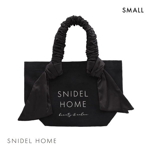 スナイデルホーム SNIDEL HOME オーガニックキャンバスバック SMALL BLK