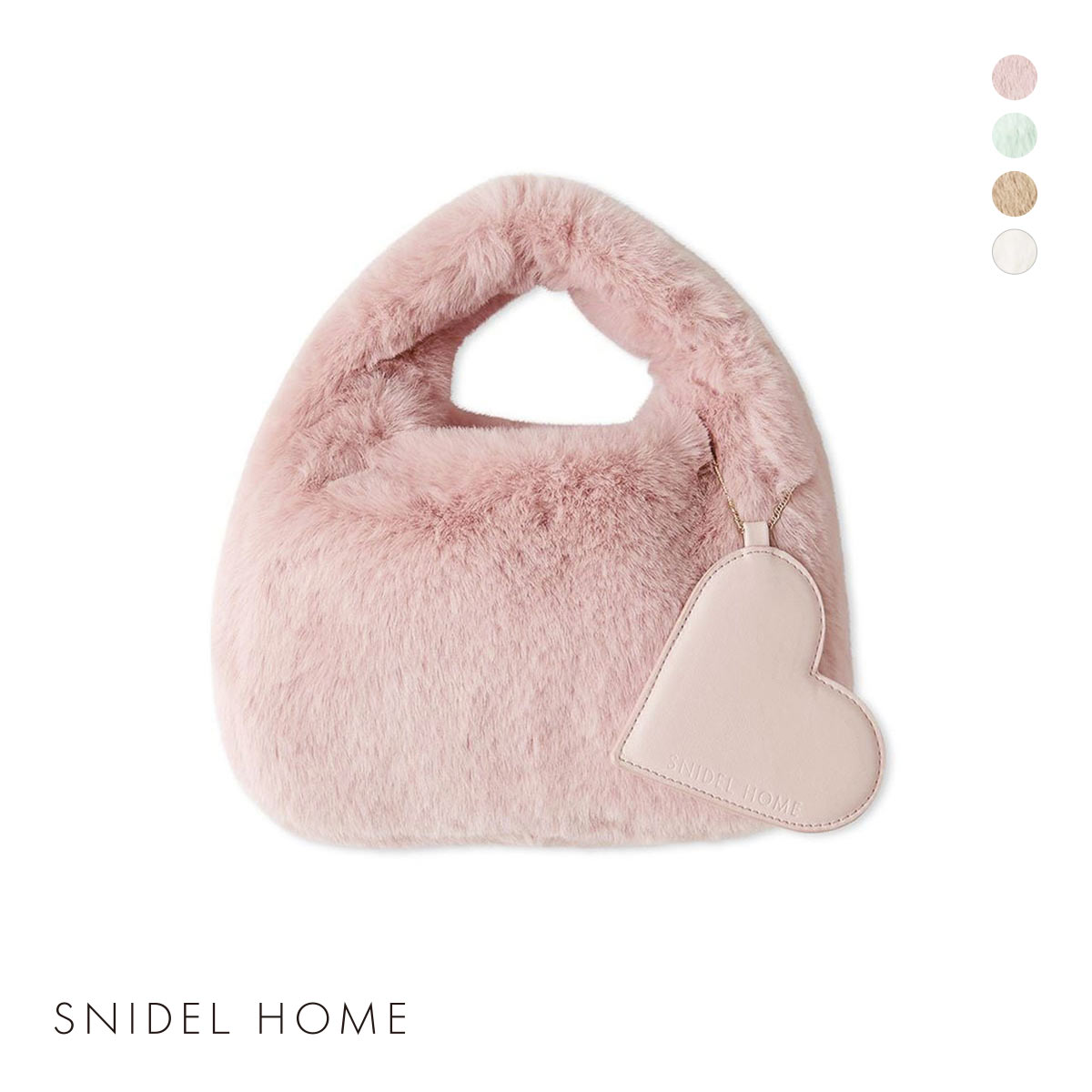スナイデルホーム SNIDEL HOME ファーバッグ(PI-ピンク-Free)
