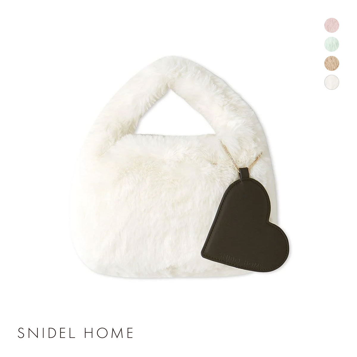 スナイデルホーム SNIDEL HOME ファーバッグ(WH-ホワイト-Free)
