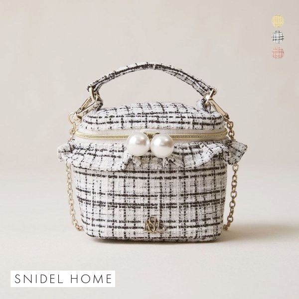 スナイデルホーム ツイードバニティバッグ SNIDEL HOME