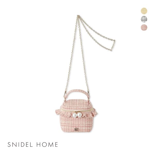 スナイデルホーム ツイードバニティバッグ SNIDEL HOME