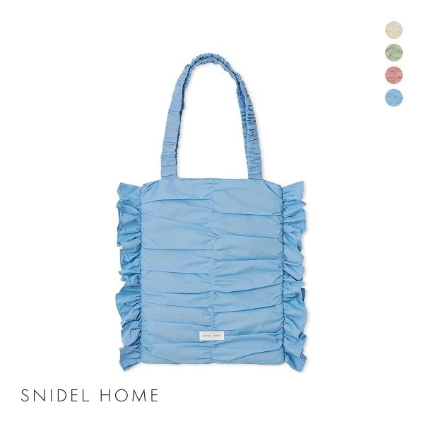 スナイデルホーム パフギャザーバッグ SNIDEL HOME