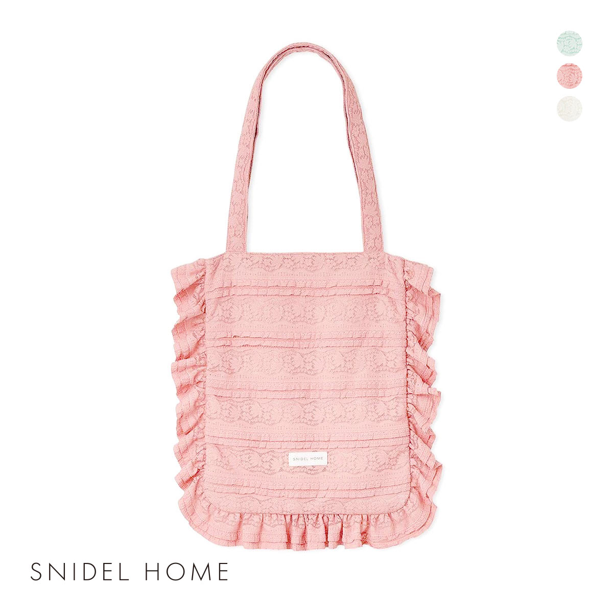 スナイデルホーム レーストートバッグ SNIDEL HOME(PI-ピンク-Free)