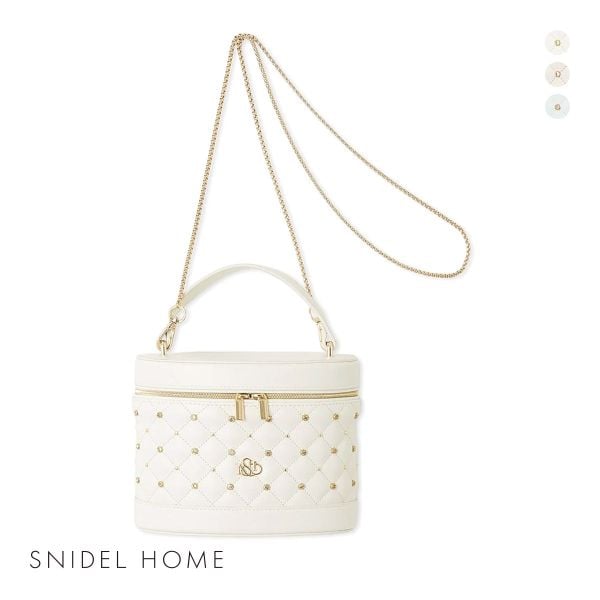 スナイデルホーム ビジューキルティングバニティバッグ SNIDEL HOME