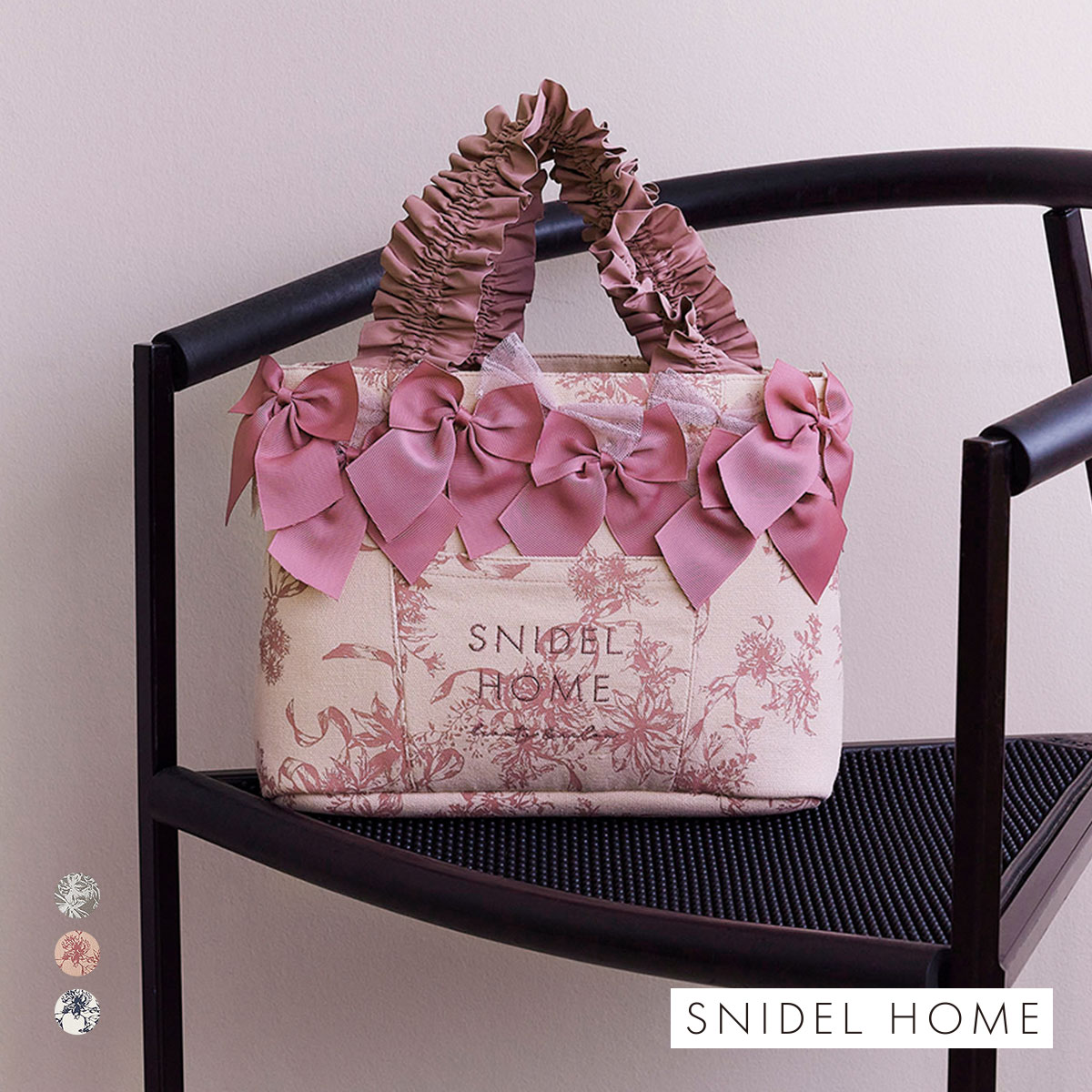スナイデルホーム 5th Anniversary リボンバッグ SNIDEL HOME(PI-ピンク-Free)