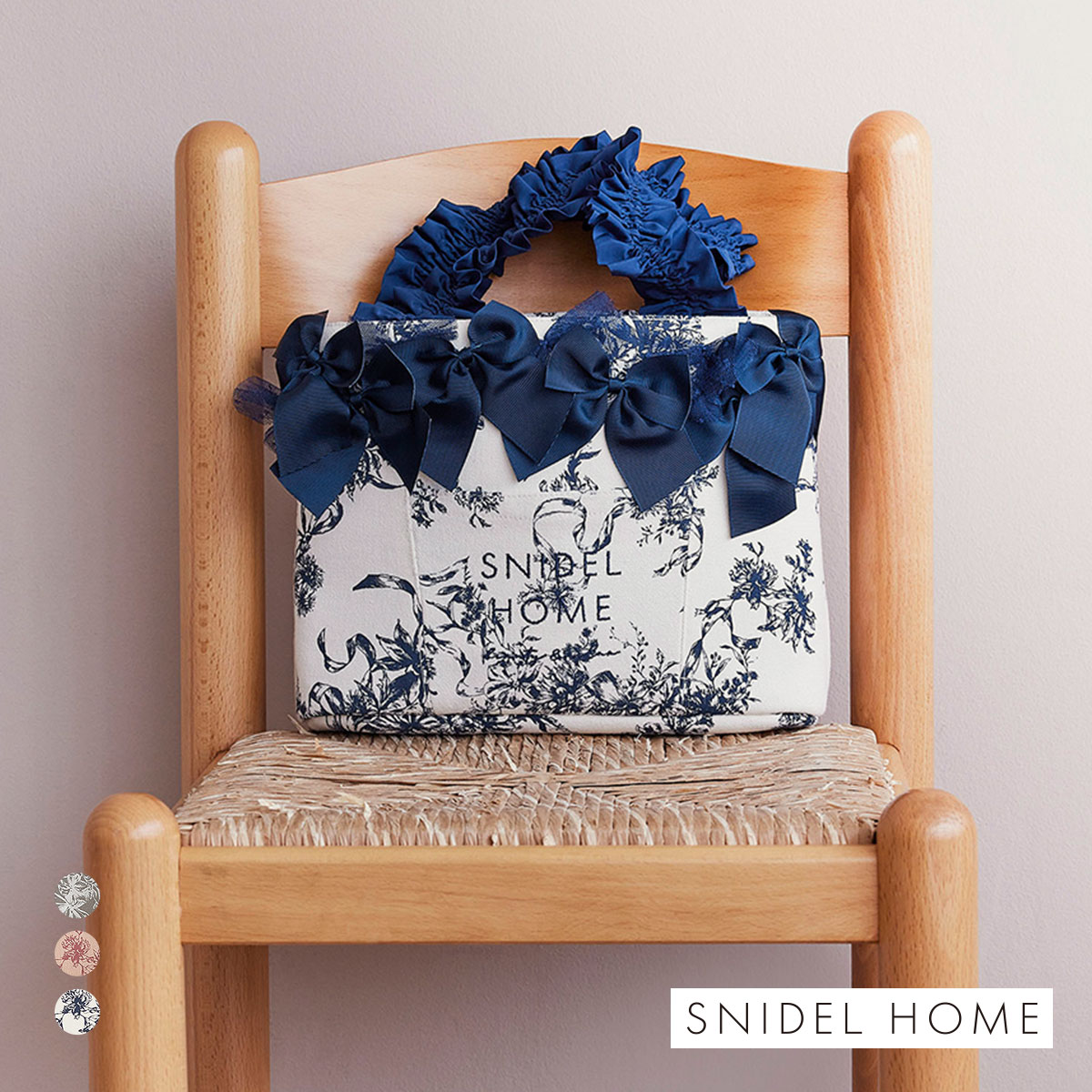 スナイデルホーム 5th Anniversary リボンバッグ SNIDEL HOME(NV-ネイビー-Free)