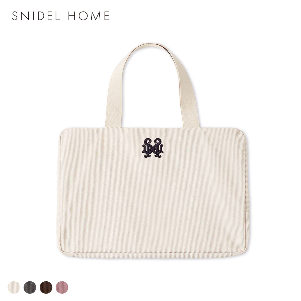 スナイデルホーム WEB限定カラーあり ビッグボストンバッグ SNIDEL HOME(IV-アイボリー-Free)