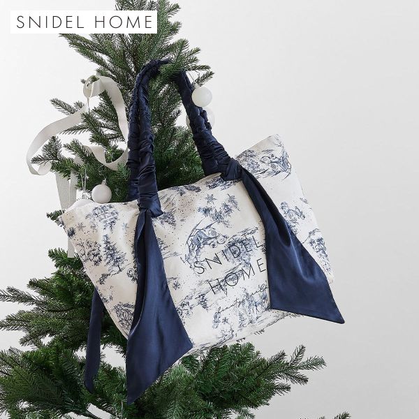 スナイデルホーム オーガニックキャンバストート ホリデージュイ Toile de Jouy BIG SNIDEL HOME 大きいサイズ