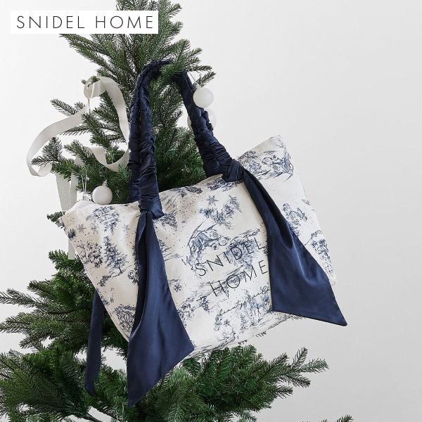 スナイデルホーム オーガニックキャンバストート ホリデージュイ Toile de Jouy BIG SNIDEL HOME 大きいサイズ