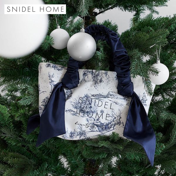 スナイデルホーム オーガニックキャンバストート ホリデージュイ SMALL Toile de Jouy SNIDEL HOME