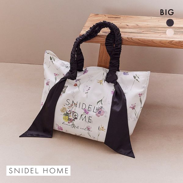 スナイデルホーム オーガニックキャンバストート BIG Flower SNIDEL HOME