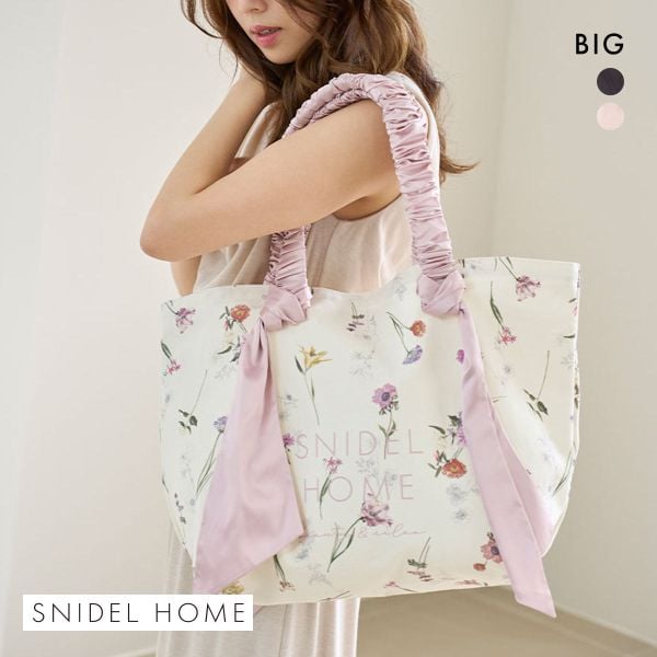 スナイデルホーム オーガニックキャンバストート BIG Flower SNIDEL HOME