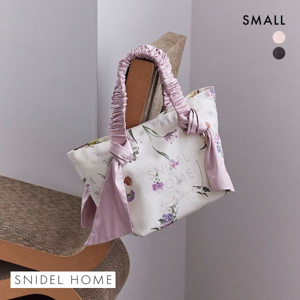 スナイデルホーム オーガニックキャンバストート SMALL Flower SNIDEL HOME