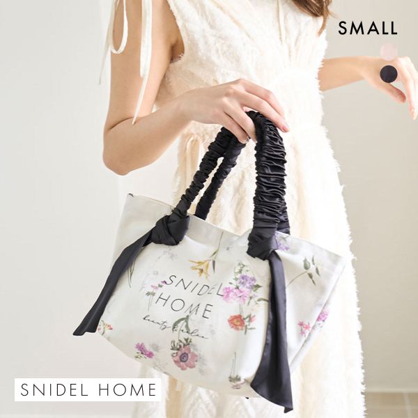 スナイデルホーム オーガニックキャンバストート SMALL Flower SNIDEL HOME