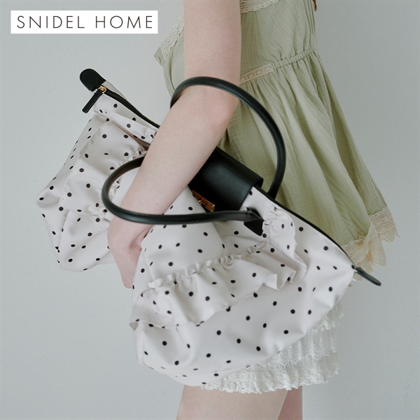 スナイデルホーム フリルバッグ SNIDEL HOME