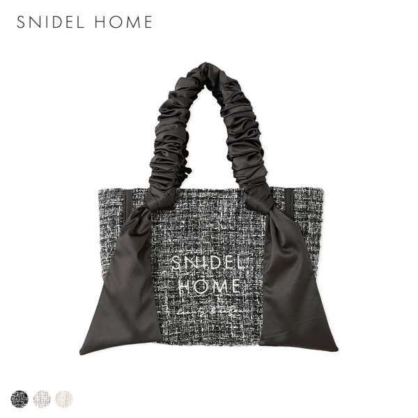 スナイデルホーム ツイードリボンバッグ SNIDEL HOME