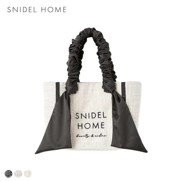 スナイデルホーム ツイードリボンバッグ SNIDEL HOME