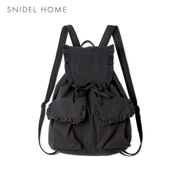 スナイデルホーム コットンライクフリルバックパック SNIDEL HOME