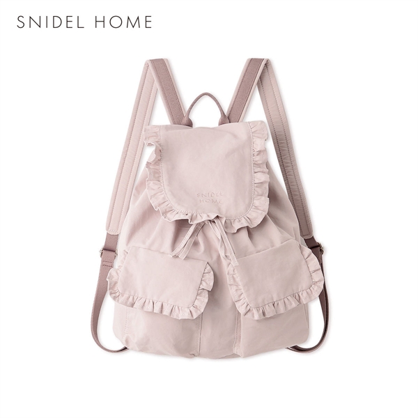 スナイデルホーム コットンライクフリルバックパック SNIDEL HOME