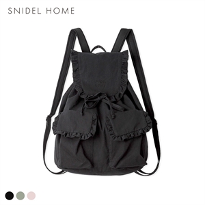 スナイデルホーム コットンライクフリルバックパック SNIDEL HOME