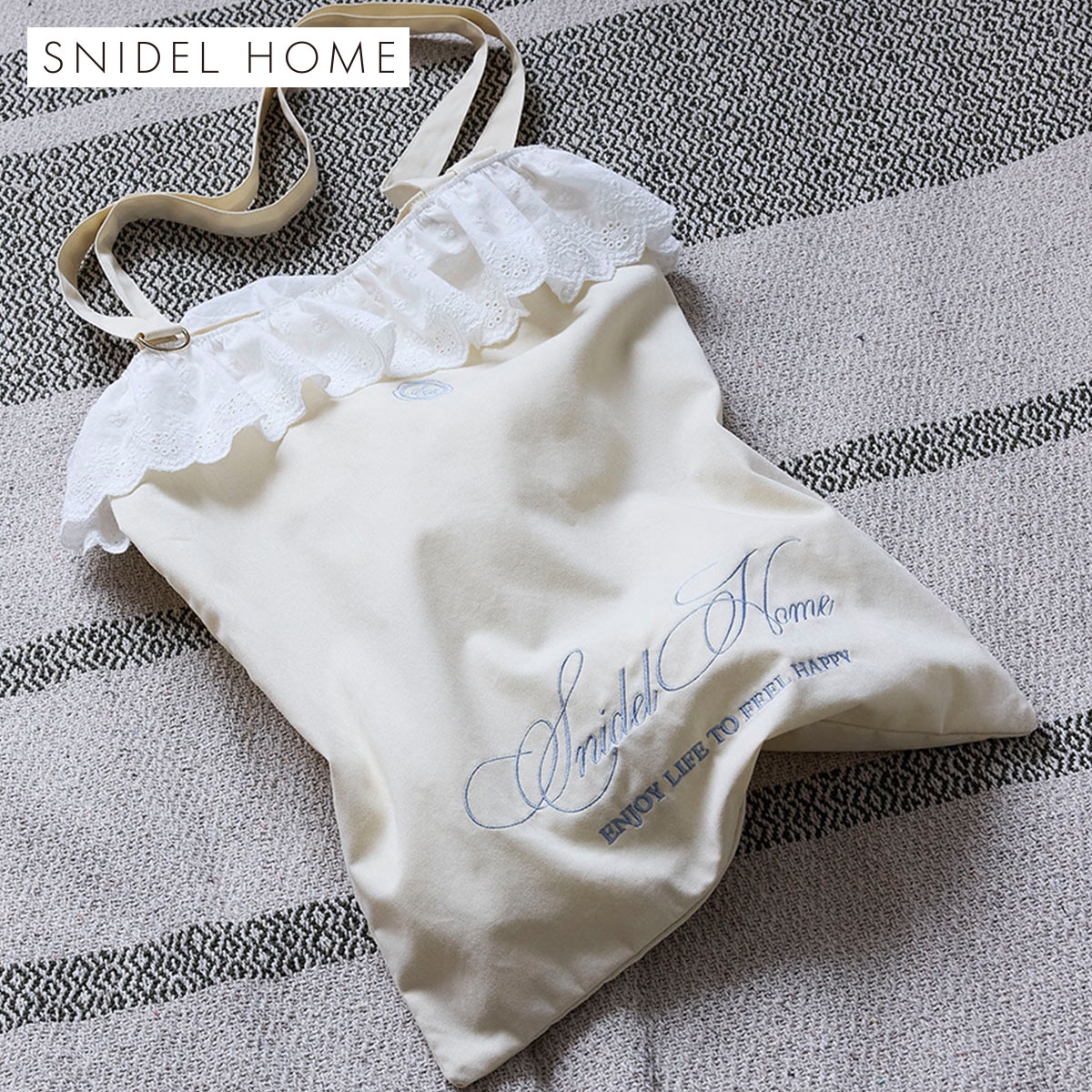 スナイデルホーム レーステープバリエカラートート SNIDEL HOME(YE-イエロー-Free)