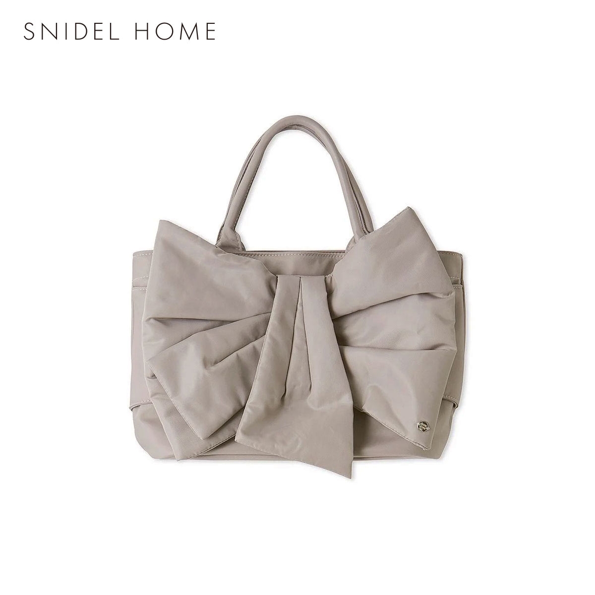スナイデルホーム デザインリボンバッグ SNIDEL HOME(GG-グレージュ-Free)